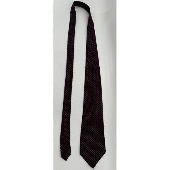 Lauren Ralph Lauren Tie Men Red Blue Silk Classic 4" Wide Designer Necktie USA - Picture 6 of 8